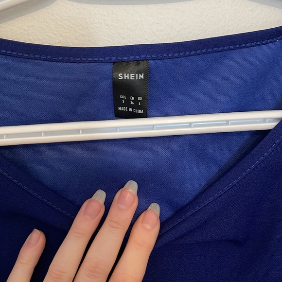 Cute blue dress from Shein size S small - Picture 5 of 6